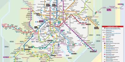 Karte Madrides tramvajs