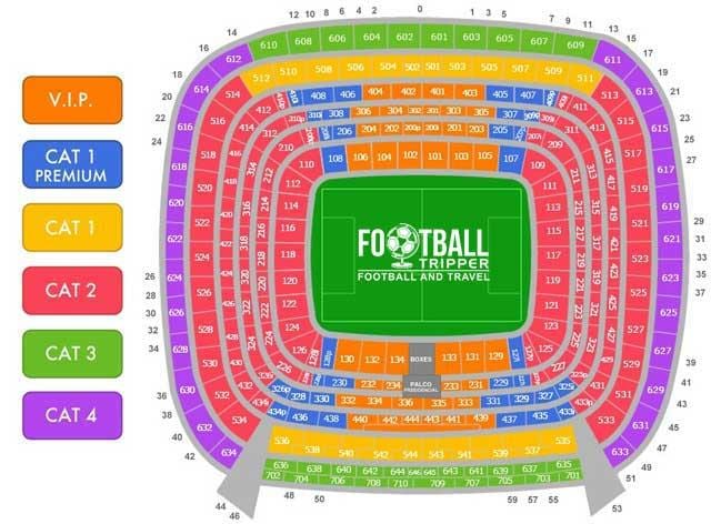 bernabeu sēdekļa karte