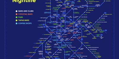 Karte Madrides naktsdzīve