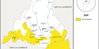 Karte Madrides reģionā