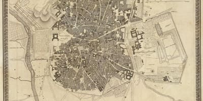 Karte Madrides vecrīga