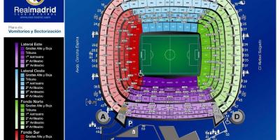 Karte real Madrid stadiona